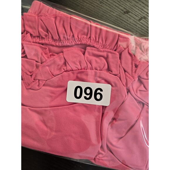 Delia's Mini Shorts Woman's XL Pink Ruffle Sleepwear Colorful Maximalist - Picture 6 of 6